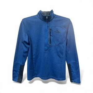 THE NORTH FACE CANYONLANDS 1/2 ZIP FLEECE MONSTER BLUE HEATHER MEN'S SIZE SMALL